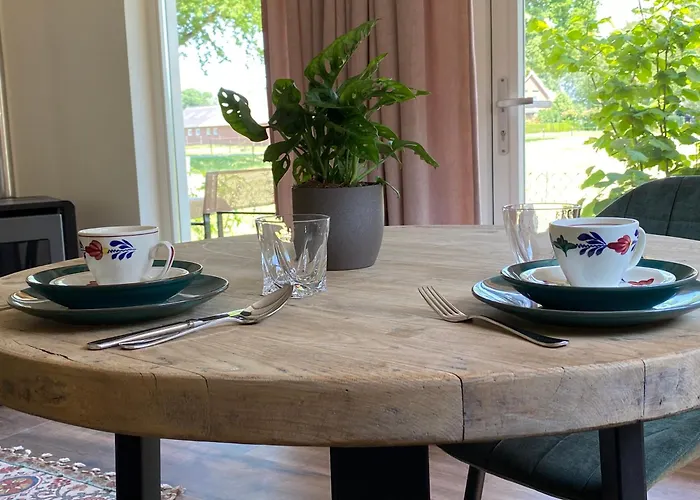 Ferienhaus Luxe Lodge Met Hottub Op Het Platteland